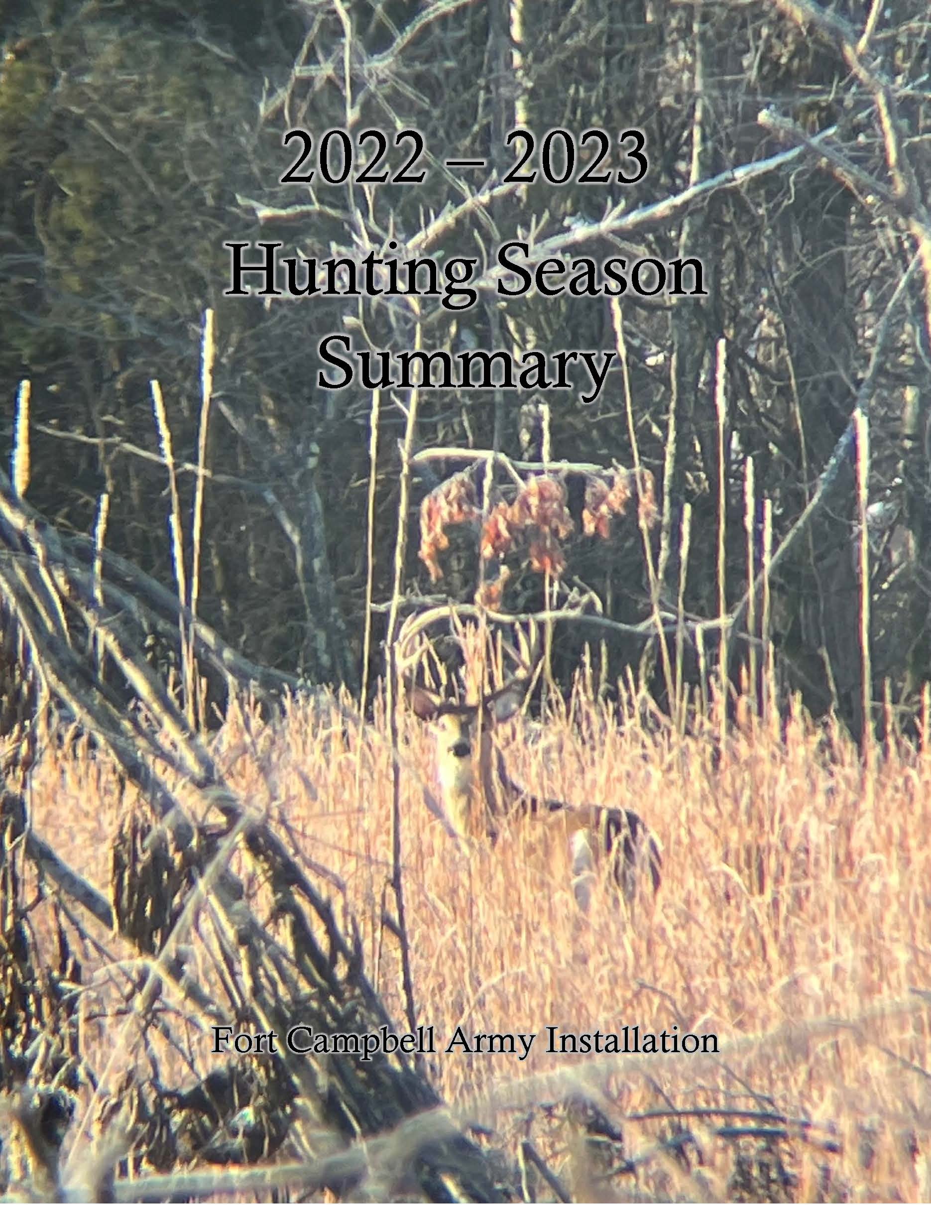 Harvest Reports Fort Campbell iSportsman